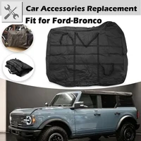 Rhyming Freedom Driving Front Door Storage Bag Portable Foldable Fit For Ford Bronco 2021 2022 2/4 Door Car Internal Accessories