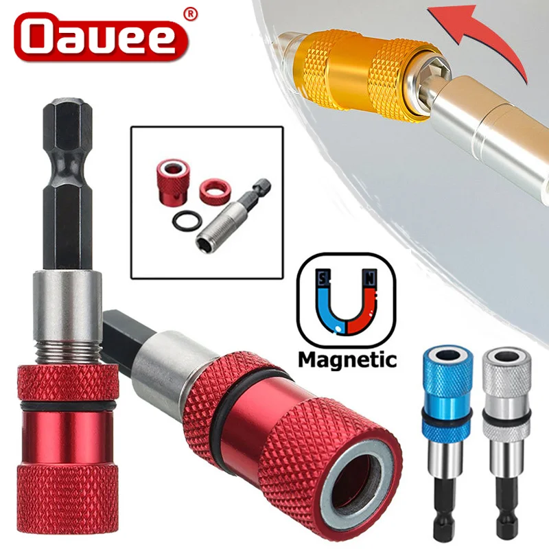 

1/4" Hex Magnetic Screwdriver Drill Sets Quick Change Locking Bit Holder Drill Screw Extension Electric Bits Metalworking Tools