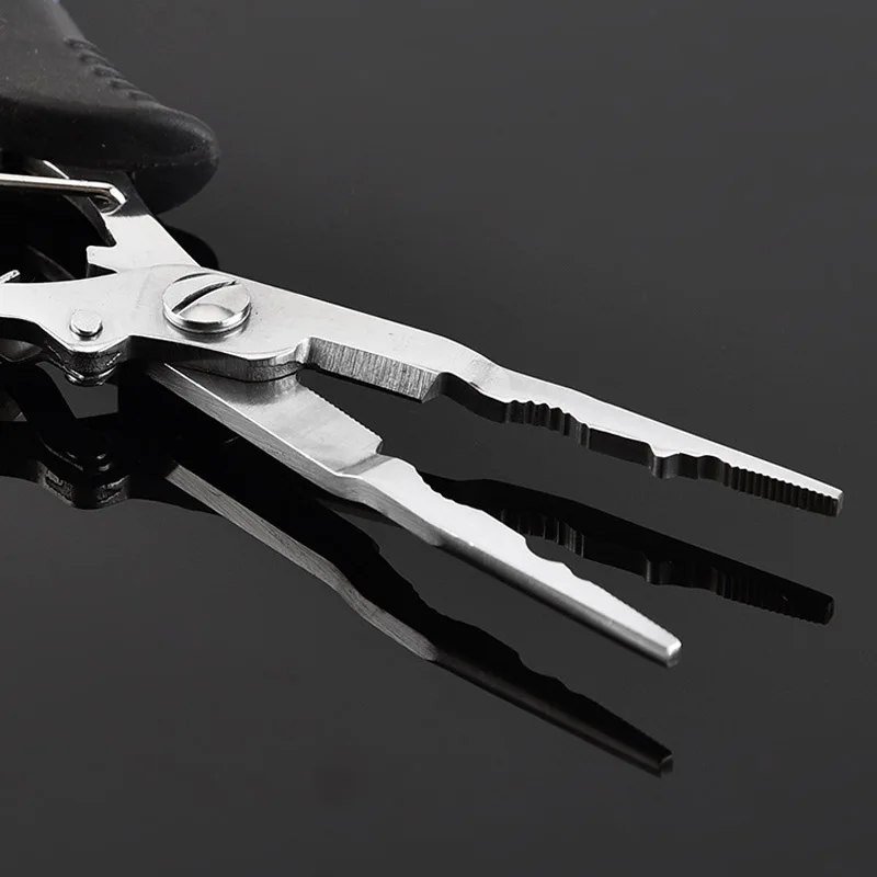 

Fishing Tools Fishing Plier Scissor Cutter Lure Hook Tackle Tool Multi-function Stainless Steel Mini Long Nose 18cm Durable