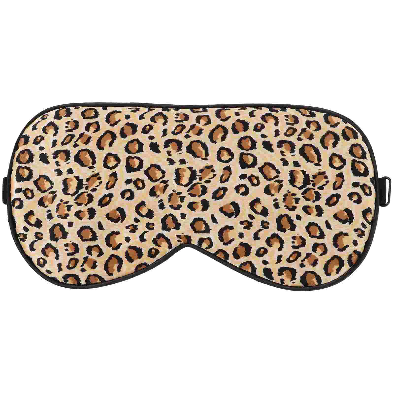 

Eye Cover Leopard Eyeshade Eye Covers Comfortable Scarf Leopard Eye Cover for