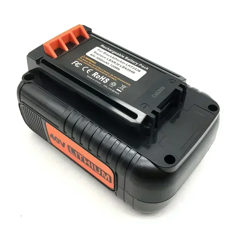 Большая акция, новинка для Black Decker, 36 В40 В, 6000 мАч, литий-ионная аккумуляторная батарея для электроинструмента LBXR36 BL2036 LBX2040 LST136, LST420, L (art.: 3920cd160aca9) - 3920cd160aca9