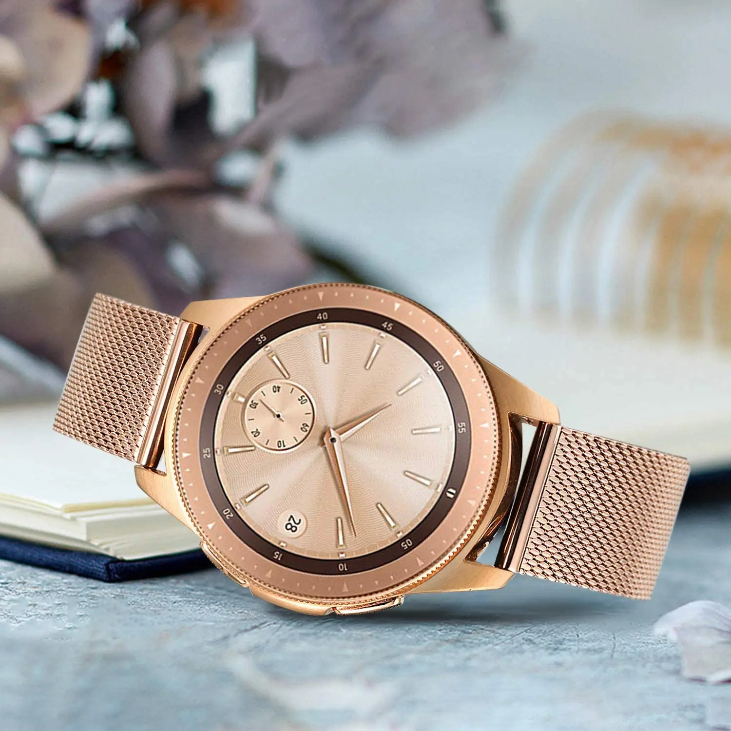 Milanese strap for Samsung Galaxy Watch 5 4 40mm 44mm Metal butterfly buckle strap for Galaxy Watch 4 Classic 42mm 46mm bracelet