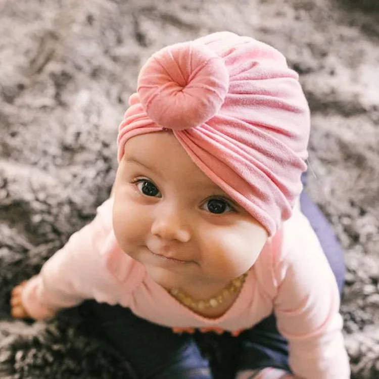 

Baby Accessories Baby Hat Turban Soft Hospital Caps Newborn Toddler Kid Girl Boy Cotton Beanie Winter Cap Knot Infant Headwraps