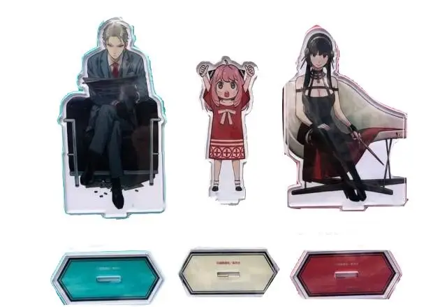 

Anime SPY×FAMILY Anya Forger Yor Forger Twilight Acrylic Figure Stand Figure 9910 Stand Model Plate Toy