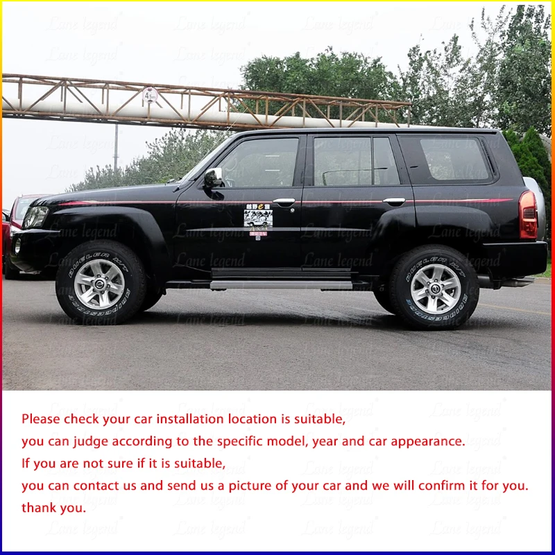 Внешние аксессуары боковая ступенька (дорожные доски) для Nissan Patrol Y61 2005-2020