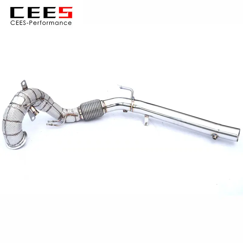 

Head Section High flow Pipes Exhaust Pipes branch downpipe Exhaustfor VOLKSWAGEN/VW GOLF8/GOLF8 GTI/Tiguan/Arteon 2.0T 2019-2022
