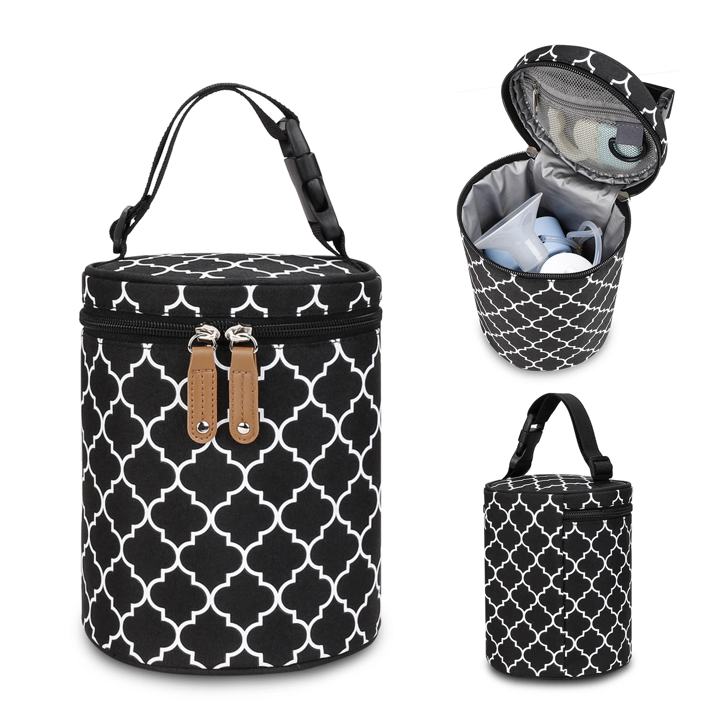 

Portable Diaper Bag Baby Food Bag Insulated Baby Bottle Bag Large Capacity Feeding Warm Bags Nappy Bag