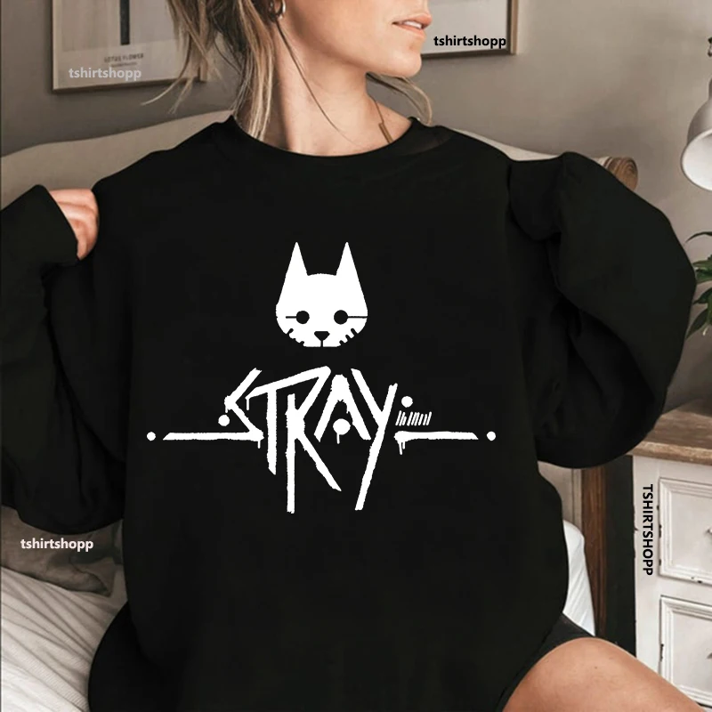 

Cute Anime Stray Game Cats Hoodies Kawaii Clothing Winter Spring/Autumn Sweatshirt Women/men Harajuku CrewNeck Pullover Hoodie