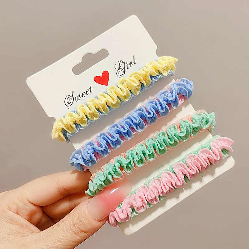 3 шт./набор эластичные кожаные ленты для волос