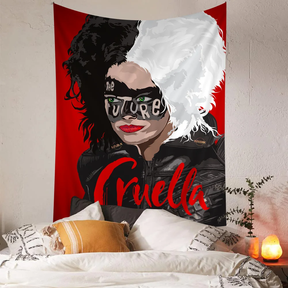 Настенный гобелен из фильма C-Cruella подвесной Таро хиппи настенные коврики листы