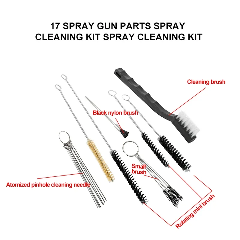 Dmprofessional комплект для чистки распылителя из 17 предметов со стандартным