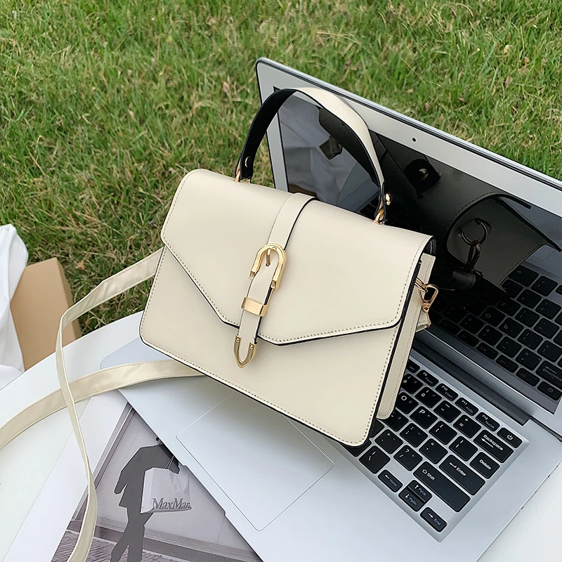 

Hot sale Armpit Sling Handbags Solid Color Women PU Leather Shoulder Bags Simple Shoulder Messenger Bags for Women 2022 new Whit