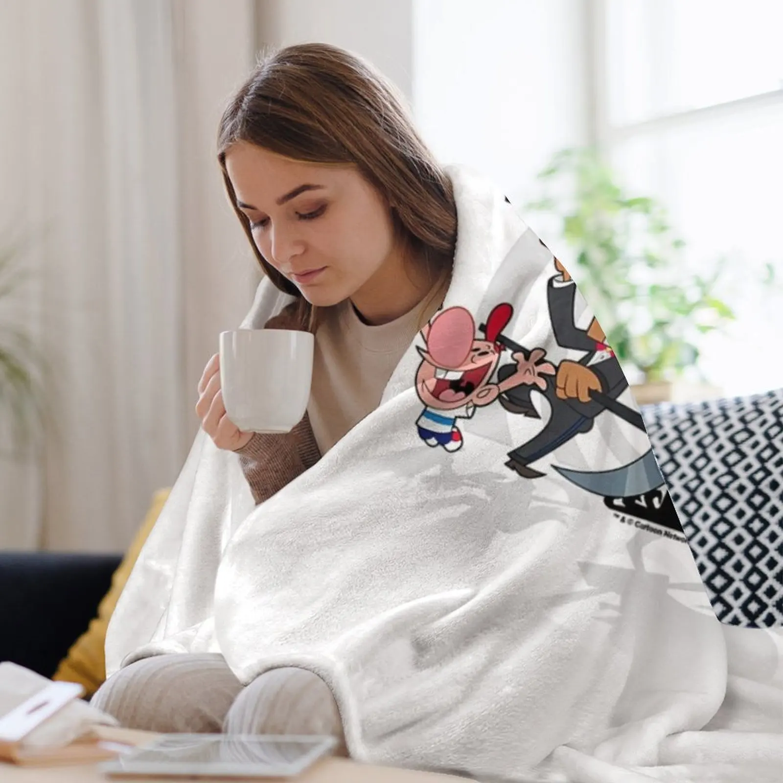 Одеяло The Grim Adventures Of Billy &amp Mandy Group Shot T волосатые диваны самые мягкие одеяла