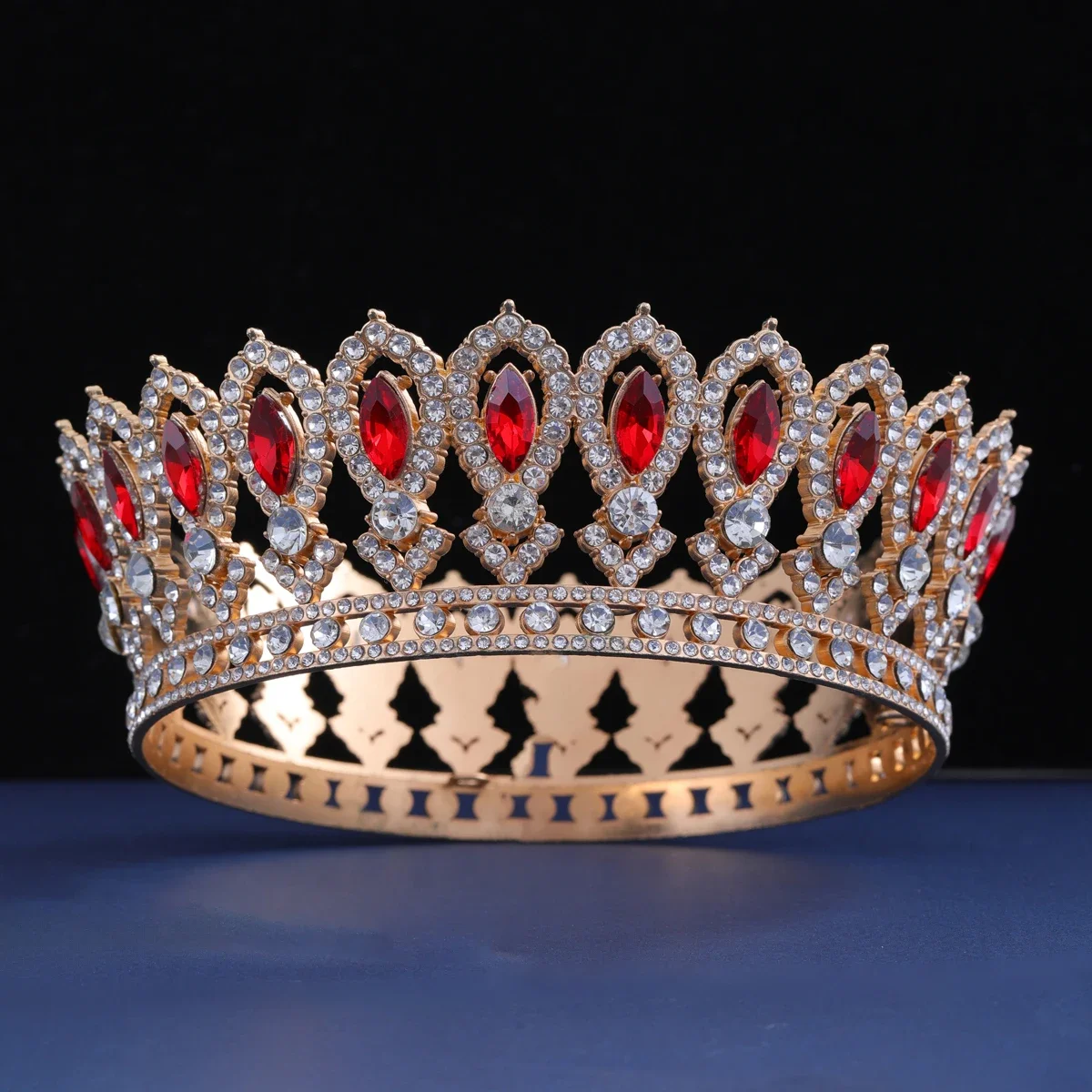 Европейская круглая винтажная свадебная тиара принцессы в стиле барокко корона