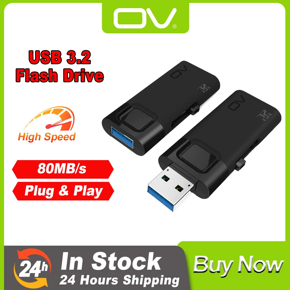 

OV ExtraV Original USB 3.2 Flash Drive Up to 80 Mb/s High Speed Disk Pendrive 32gb 64gb Memory Stick Wedding Gifts for Guests