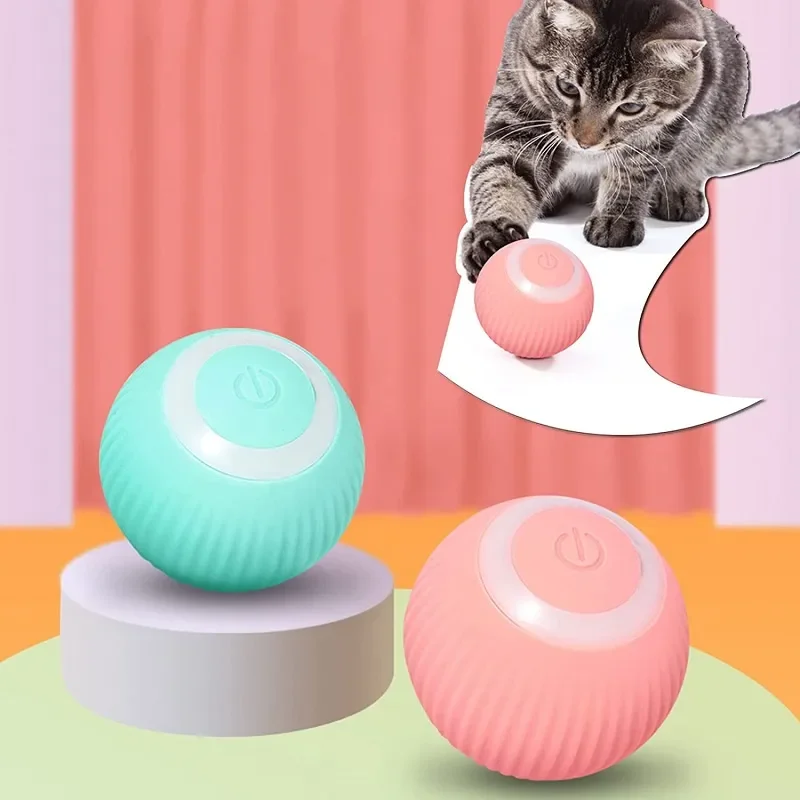 

Balle électrique à roulement automatique pour chat, jouets intelligents pour chatons, entraînement auto-mobile, pour jeu inte