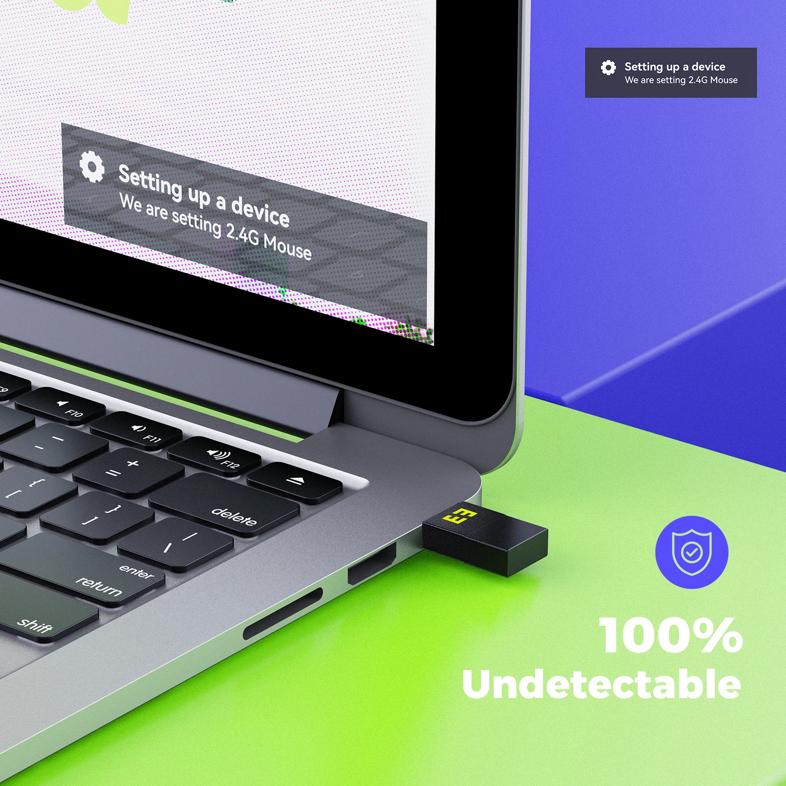 Фото Приспособление для мыши, недетектируемая мышь Mover-USB и Type-C 2 в 1, миниатюрная мышь Wiggler, без драйвера, Plug-and-Play, шейкер для мыши с имитацией №3