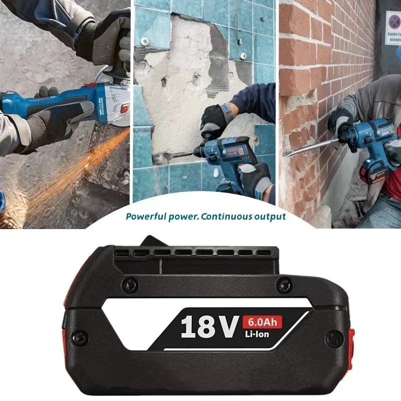 1-3 шт 18 В Аккумулятор для Bosch GBA в 17618 Ач литиевая батарея BAT609 BAT610G BAT618 BAT618G-01 BAT619G BAT622