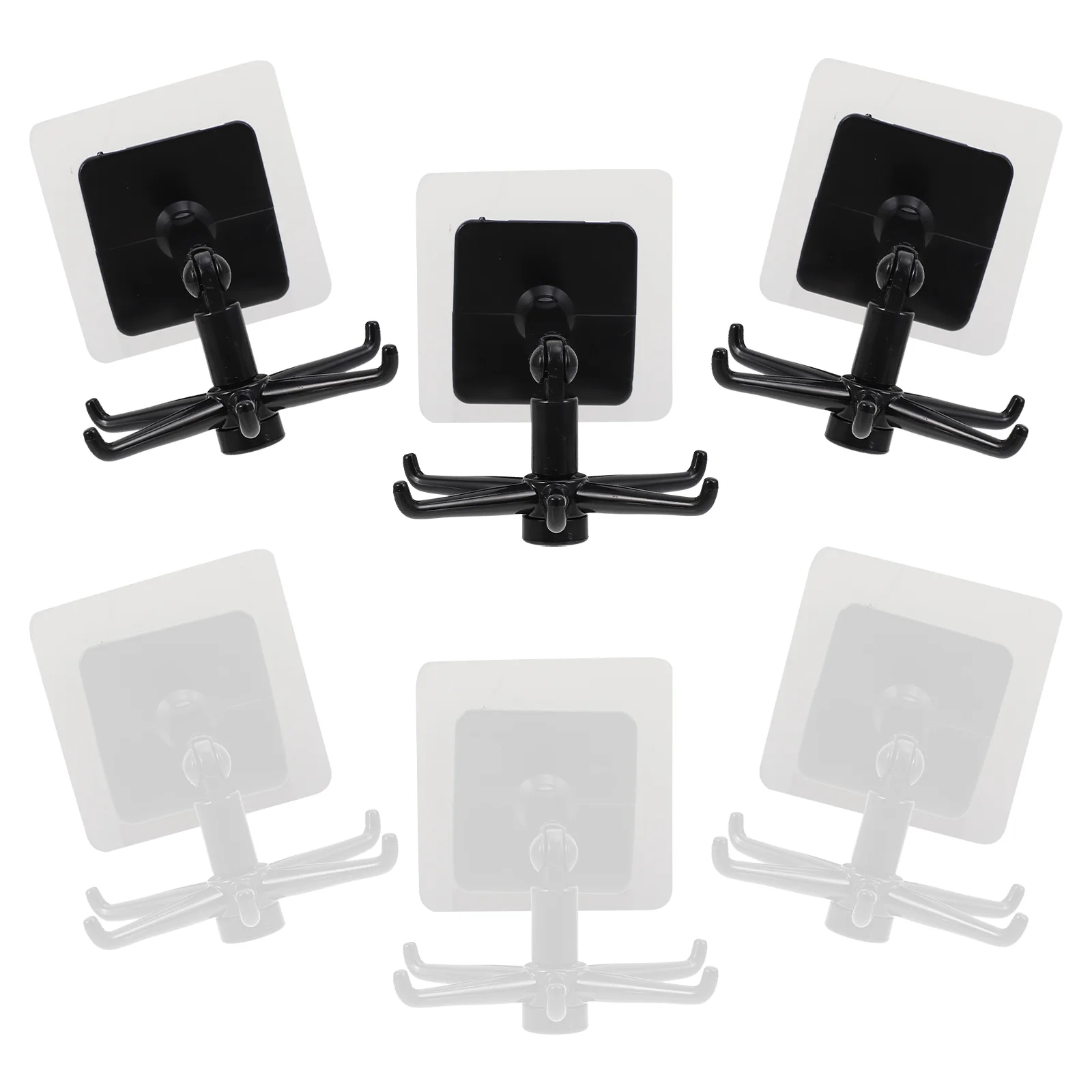 6 шт. поворотный крючок для рюкзака без следов хранения посуды вращающаяся