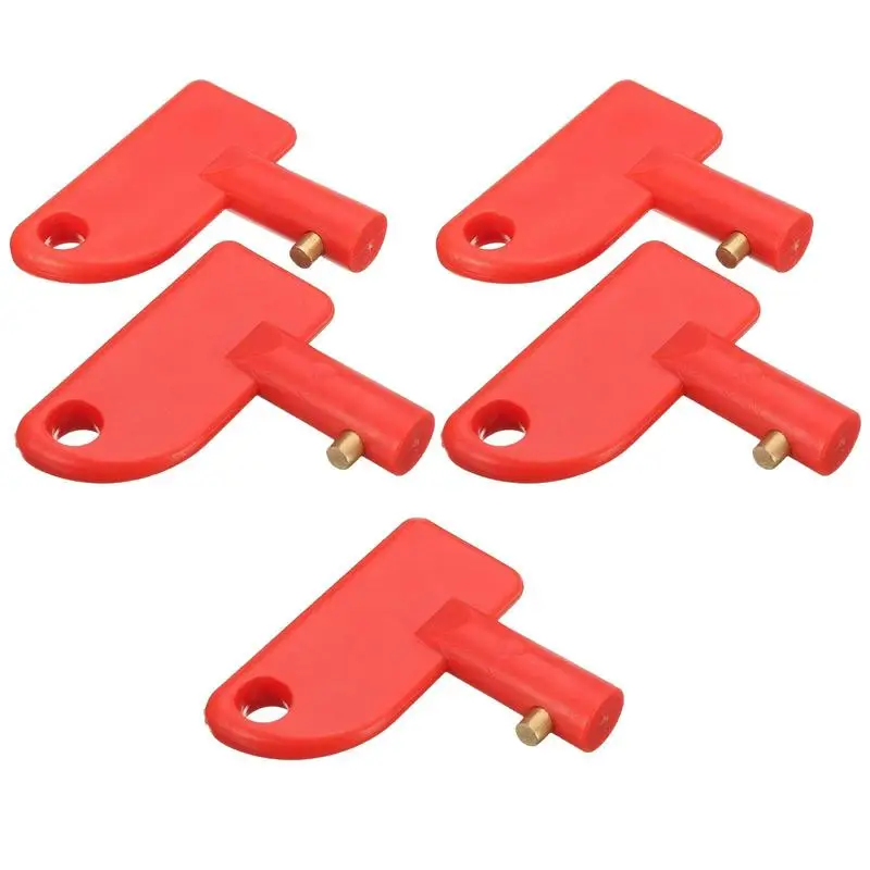 

5pcs Car Battery Power Switch Disconnect Isolator Circuit Breaker Main Switch Power Cut Off Switch Car Van Boats Cut Switch