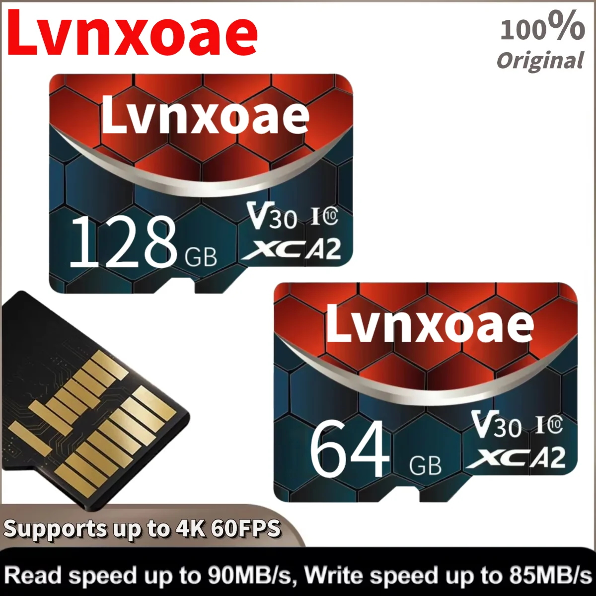 Фото Оригинальная карта памяти SD 128 ГБ Class 10 V30 TF Card 64 ГБ Mini SD Card 32 ГБ 16 ГБ 8 ГБ A2 U3 Высокоскоростная карта памяти для планшета №1