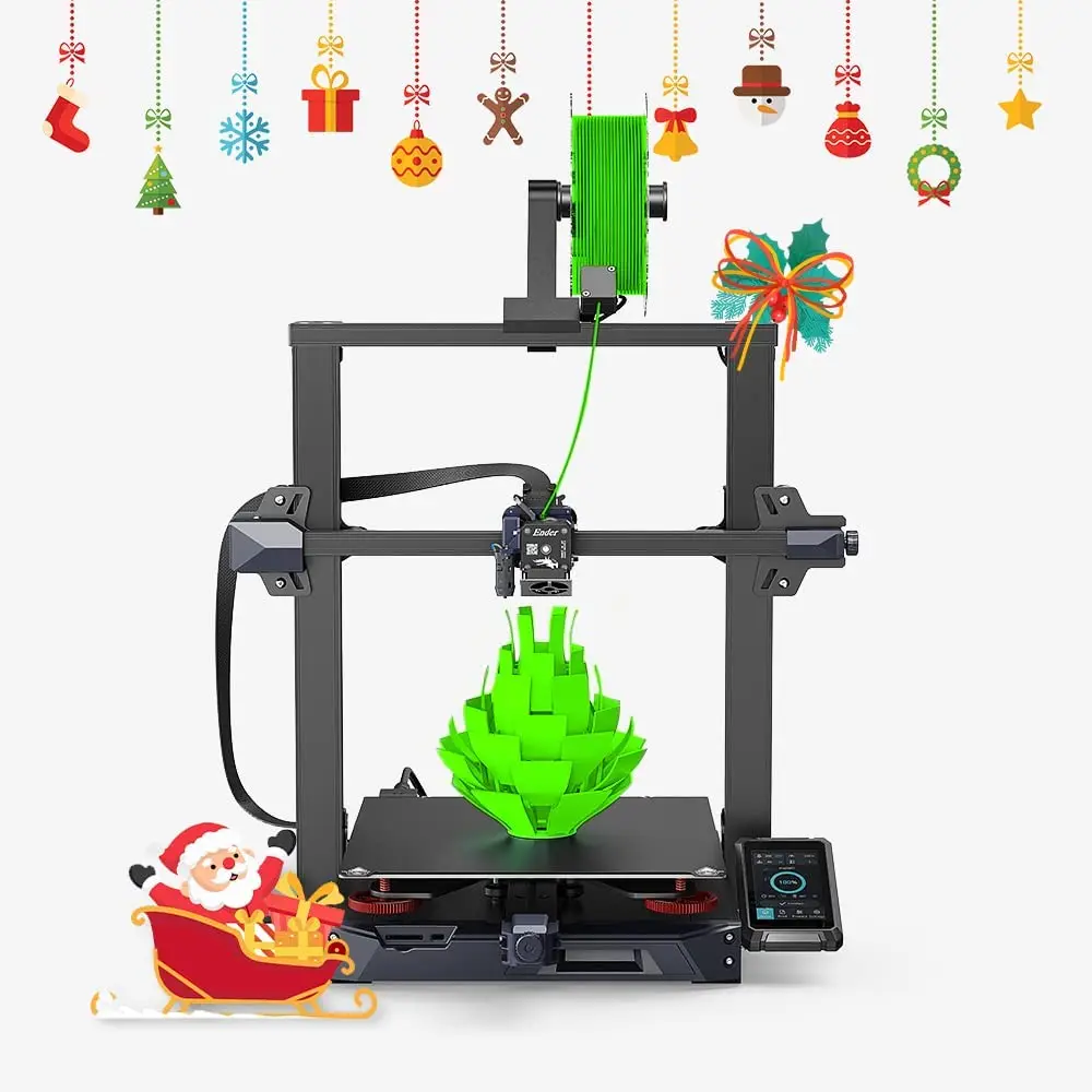 Creality Ender-3 S1 Plus 3D Printer 300*300*300mm Build Volume Sprite Dual Gear Direct Extrusion Machine Dual Z Axis, Ender-3 loading=lazy