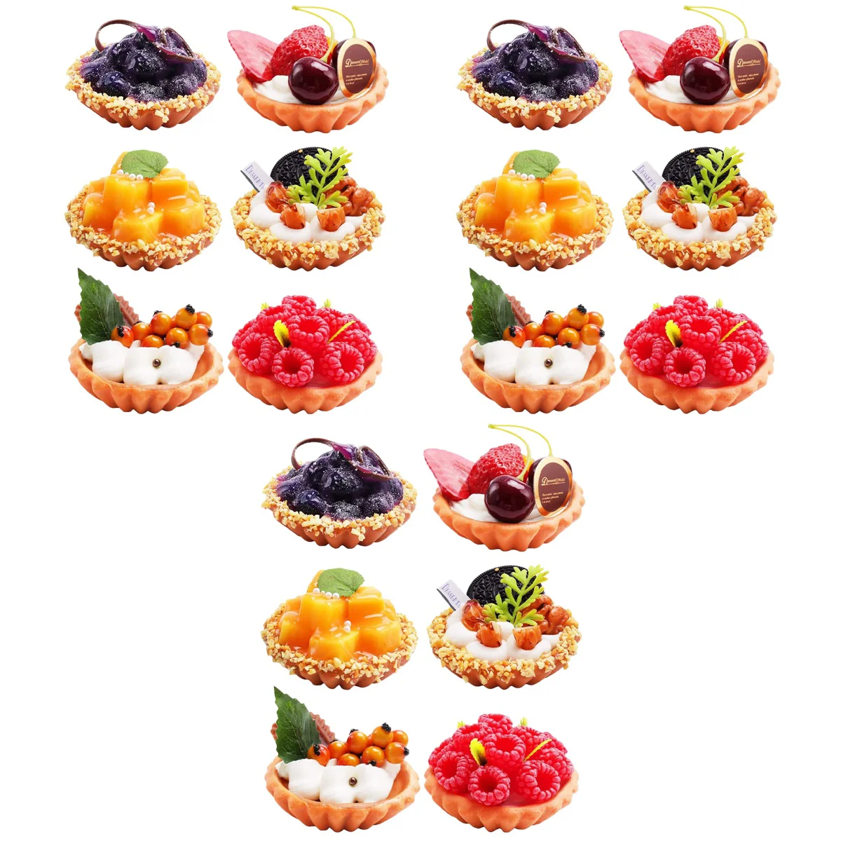 

18 Fruit Cake Model Decors Simulated Cake Models Adorable Small Cakes