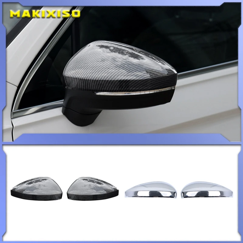 

Auto Side Rearview Mirror Cover Wing Mirror Shell Cap Housing For VW Tiguan 2017 2018