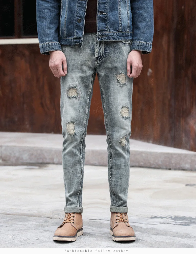 

Spring And Autumn New Fashion Casual Men's Jeans-NZKJ25