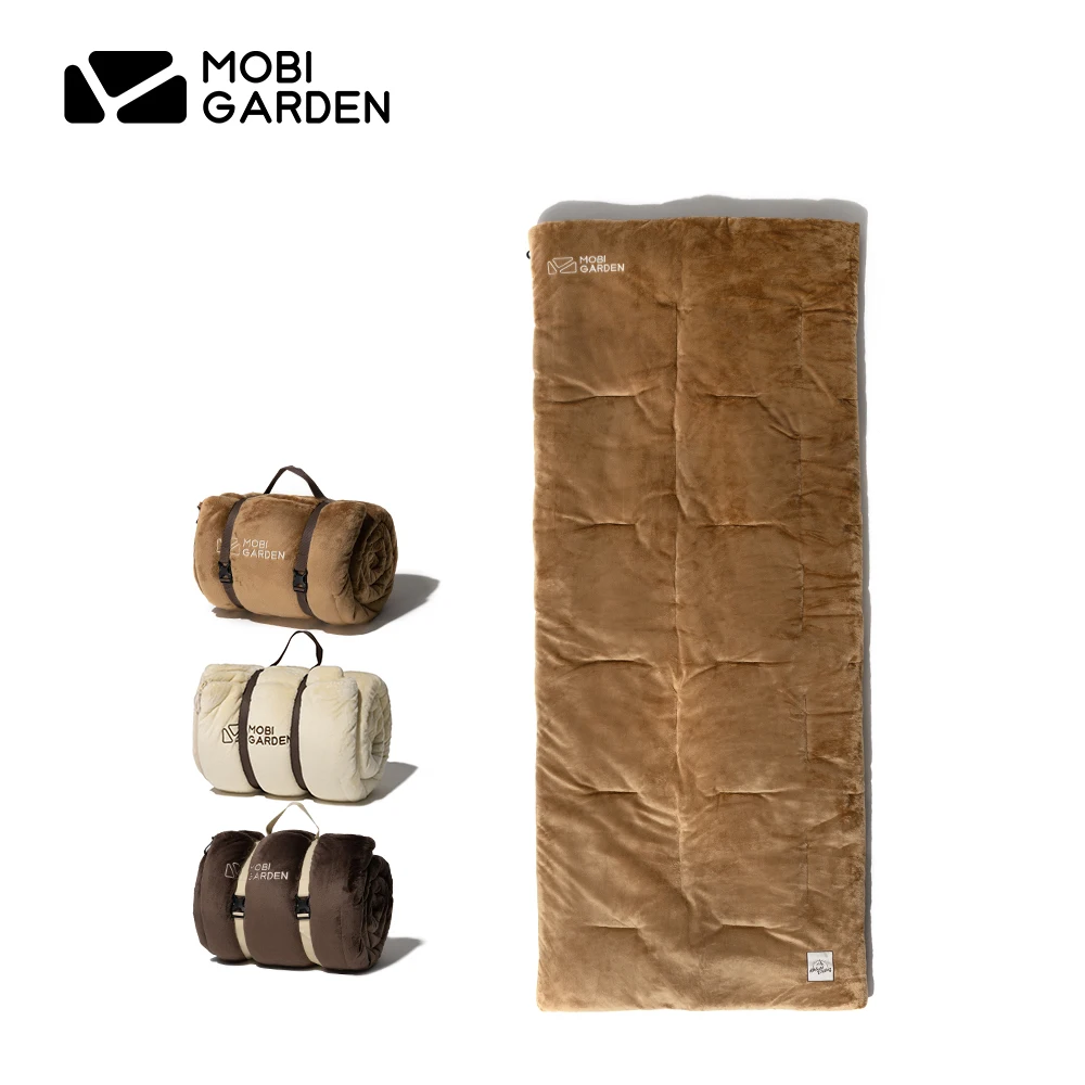 

Mobi Garden camping sleeping bag cord reel velvet sleeping bag portable