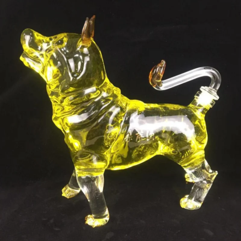 700-1000 мл креативная в форме собаки винная бутылка искусство виски водки Shochu