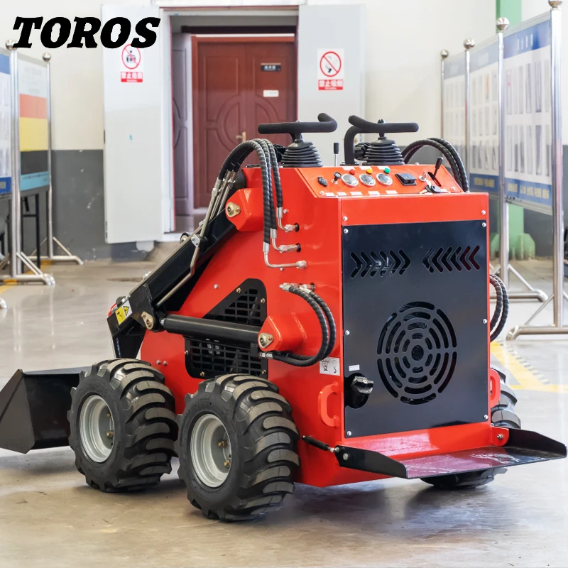 

Small loaders Skid steer loaders Front-end loaders with multifunctional attachments Construction machinery Gardening Small loade