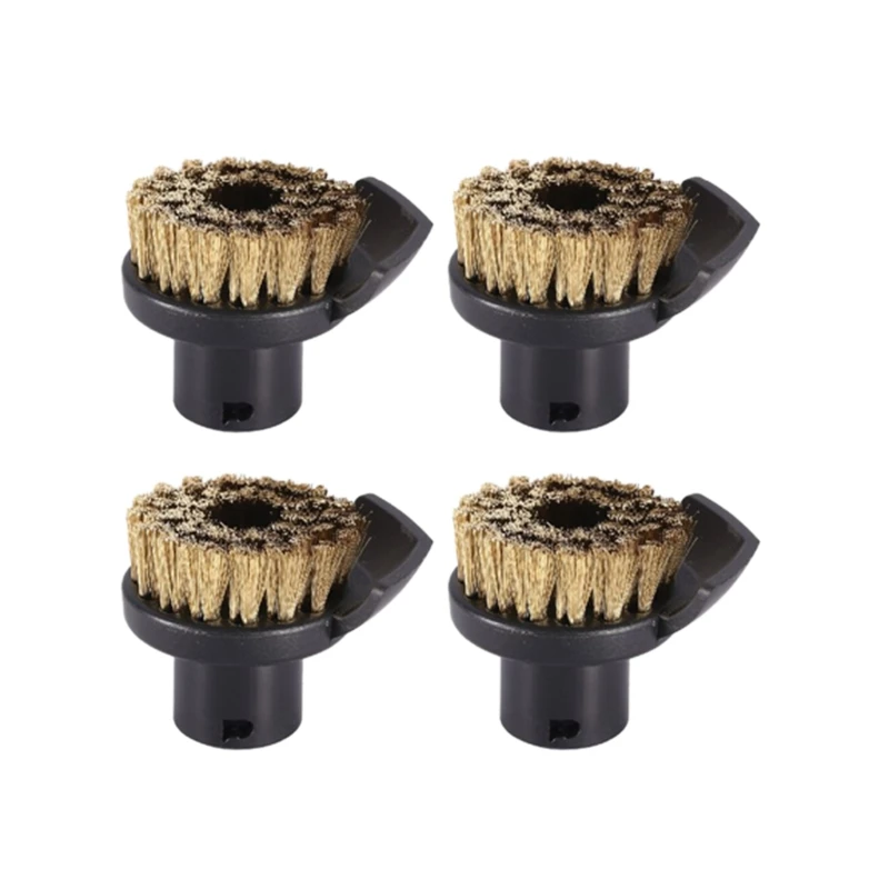 

4Pcs Steam Cleaner Brush Copper Brush with Scraper Attachment for KARCHER SC2/SC3/SC4/SC5/SC6 Steam Cleaner