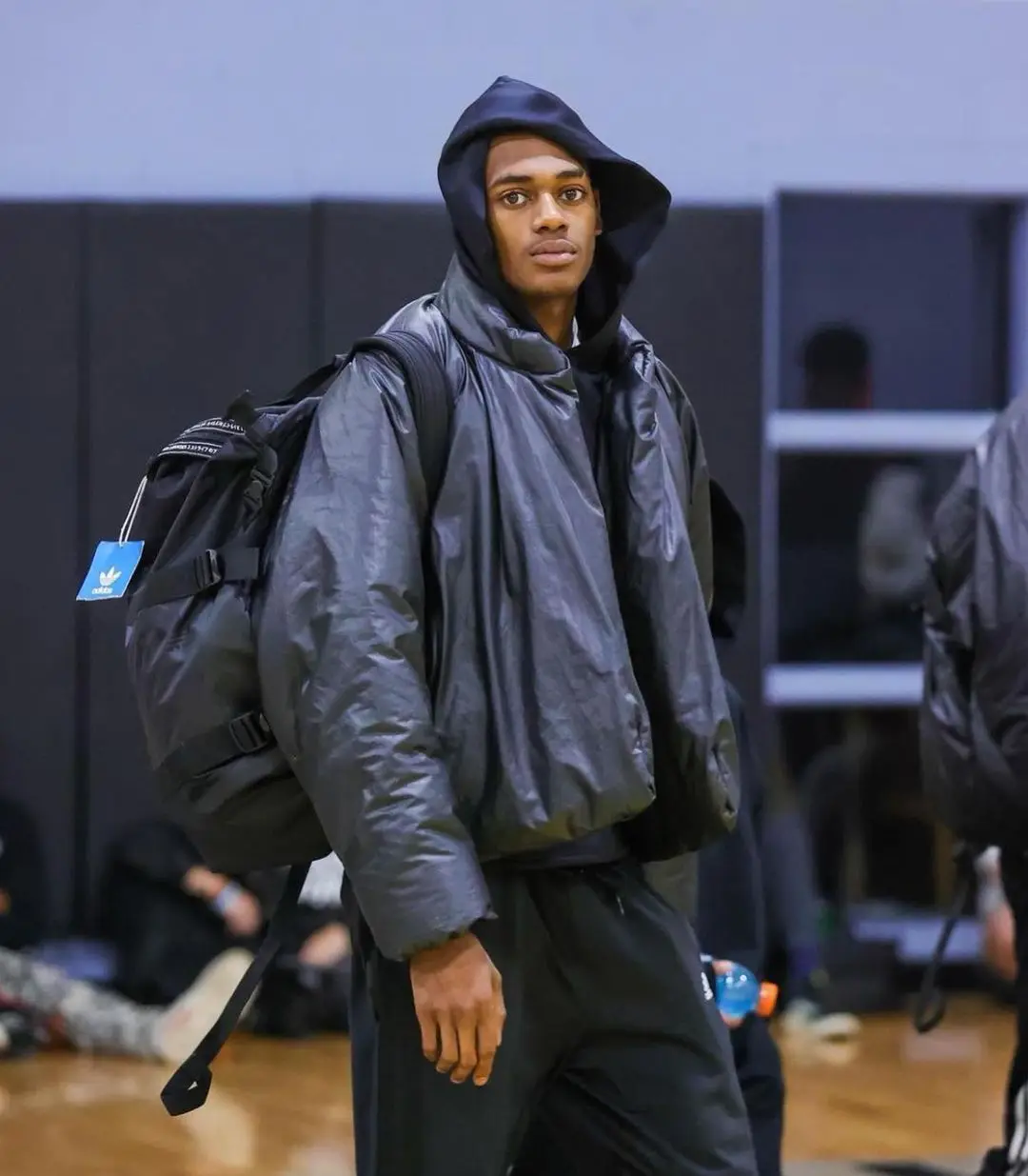 Fall Winter Warm Kanye Blue Black Down Cotton Jacket Casual Men Women Urban Functional Windbreaker Cloth Cotton Jacket