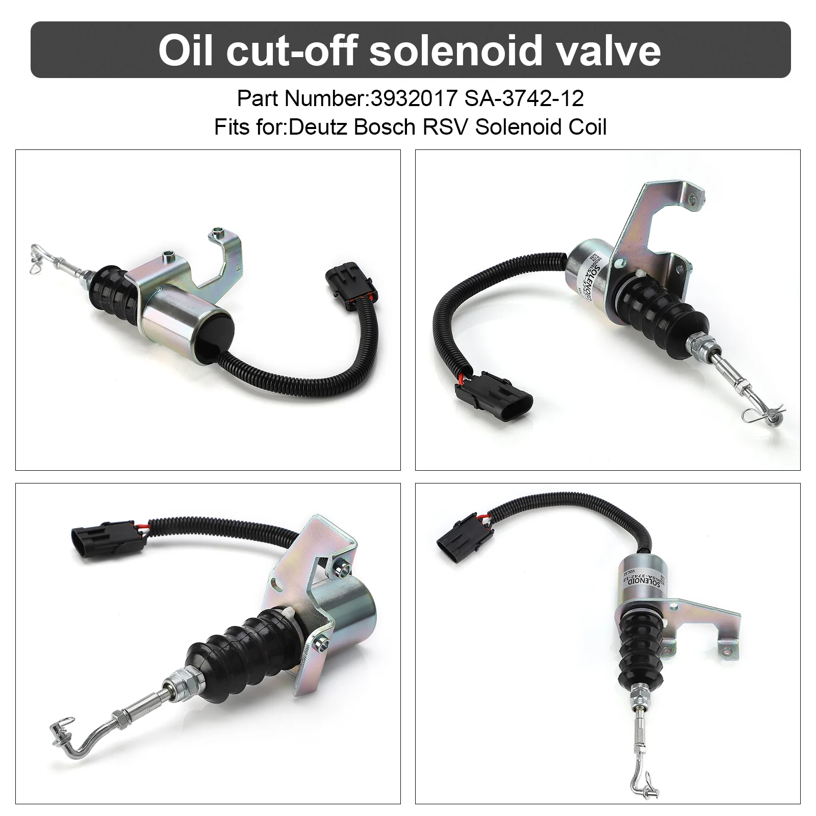 Фотоэлемент клапана 12 В/24 В фотоэлемент модели 1751ES 7-19007 совместим с двигателем Deutz