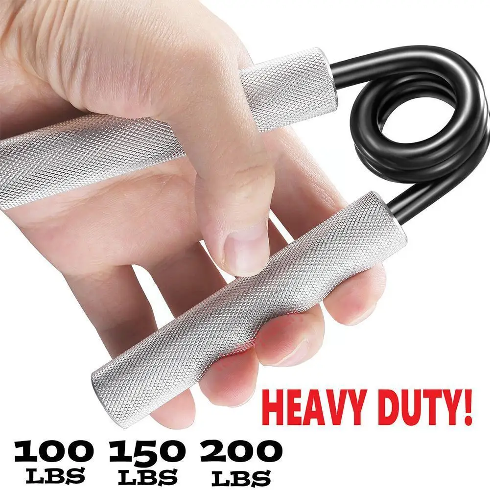 100lbs-200lbs Fitness Heavy Grips Wrist Rehabilitation Training Developer Device Strength Hand Gripper Muscle Expander Carp V6B9