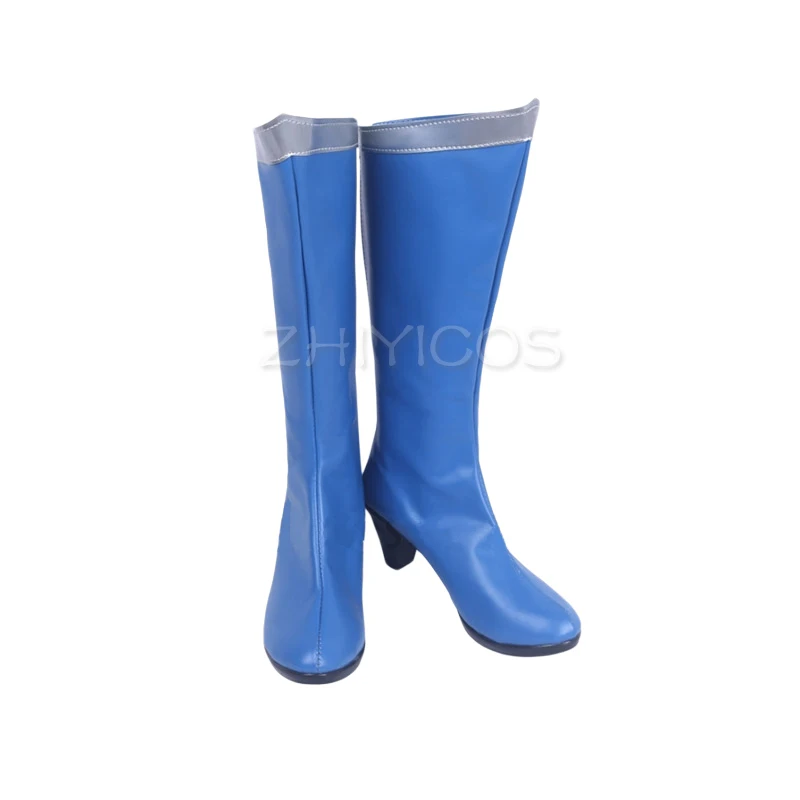 Новая обувь для косплея в стиле аниме Mizuno Ami Mercury сапоги до колена из