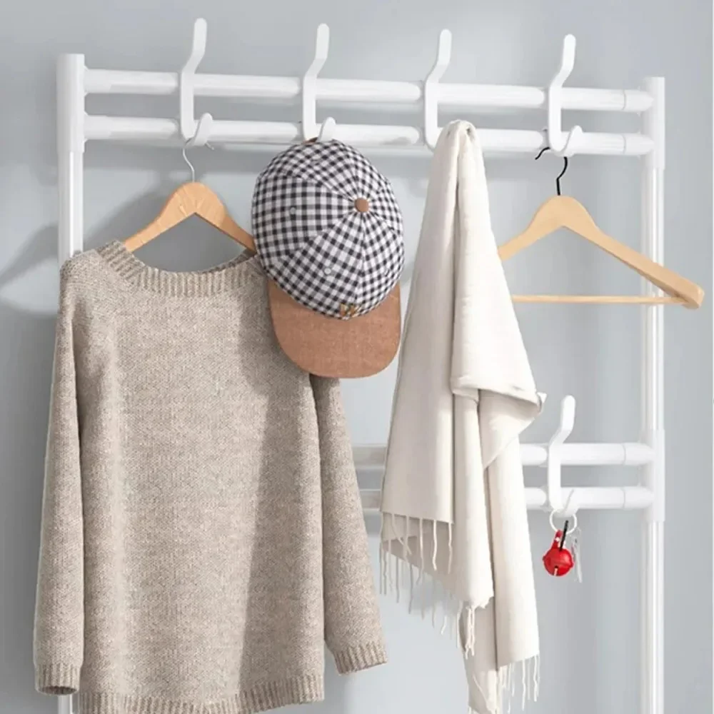 Многослойная Деревянная Полка Для Обуви Настенный Органайзер Хранения Пальто