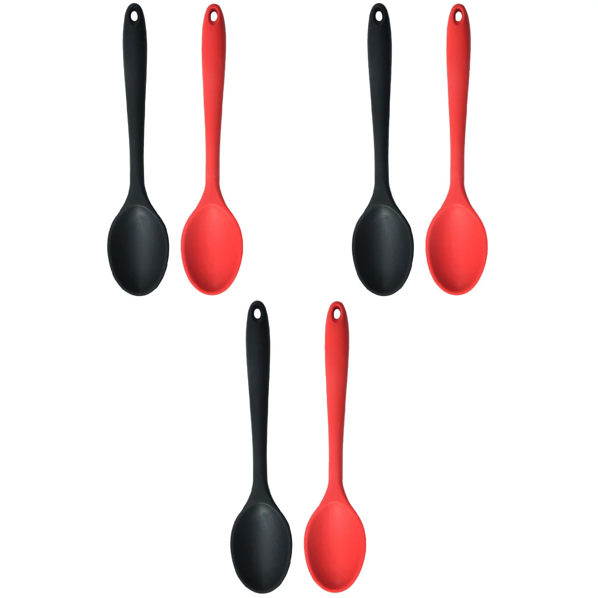 

Spoon Silicone Spoons Mixing Heat Utensils Stirring Tableware Serving Baby Kids Cooking Resistant Soft Handlekitchen