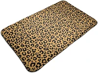 bohemian leopard print bath mats black carpet bathroom rugs for bathtub funny bathroom decor water absorbent non slip bath mat