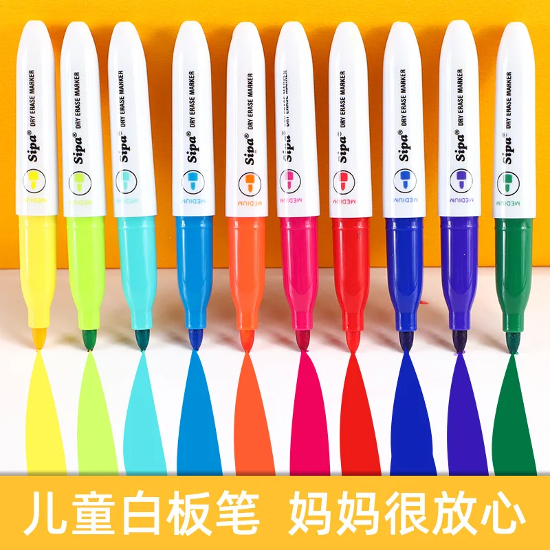 

Стираемая доска, детская цветная стираемая ручка большой емкости на водной основе, моющаяся водная ручка для детей, учеников