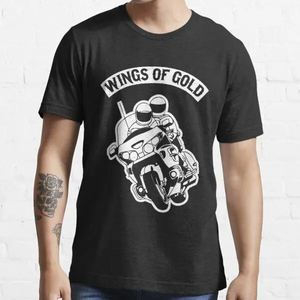 

Wings of Gold goldwing motorcycle biker t shirt for Boxer Suzuki Beta Husaberg YMHAHA Kawasaki Gilera