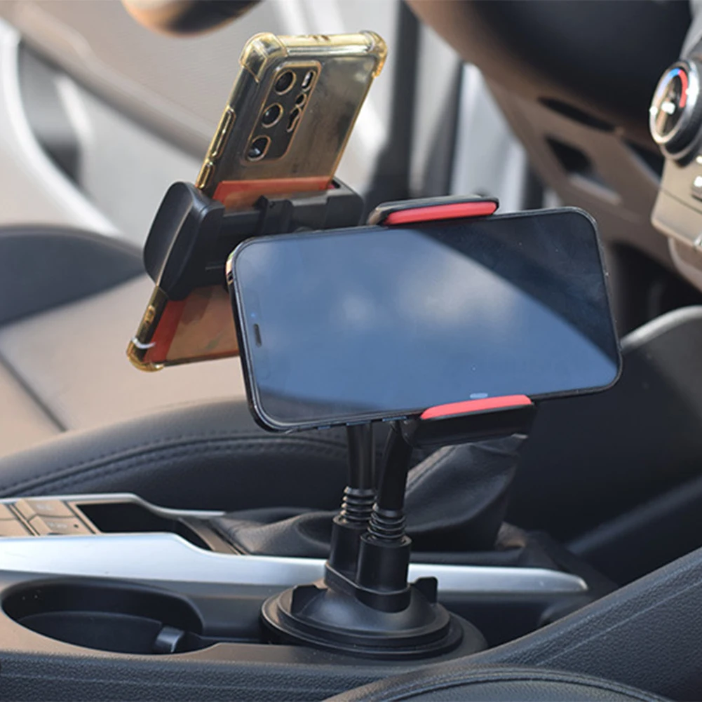 Universal Car Cup Holder Cellphone Mount Stand for Mobile Cell Phones Adjustable Car Cup Phone Mount for Huawei Samsung