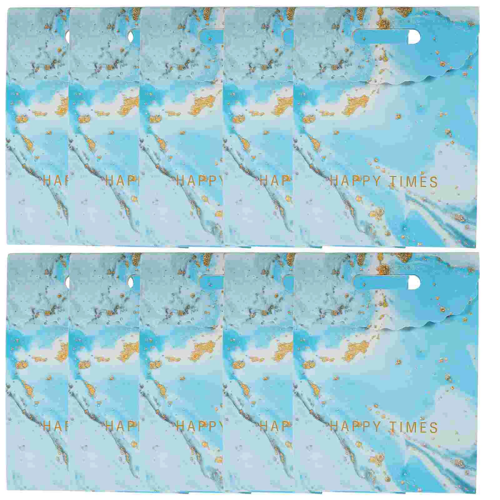 

10 Pcs Birthday Present Baby Tote Bags Christmas Treat Pouch Paper Gift Packing