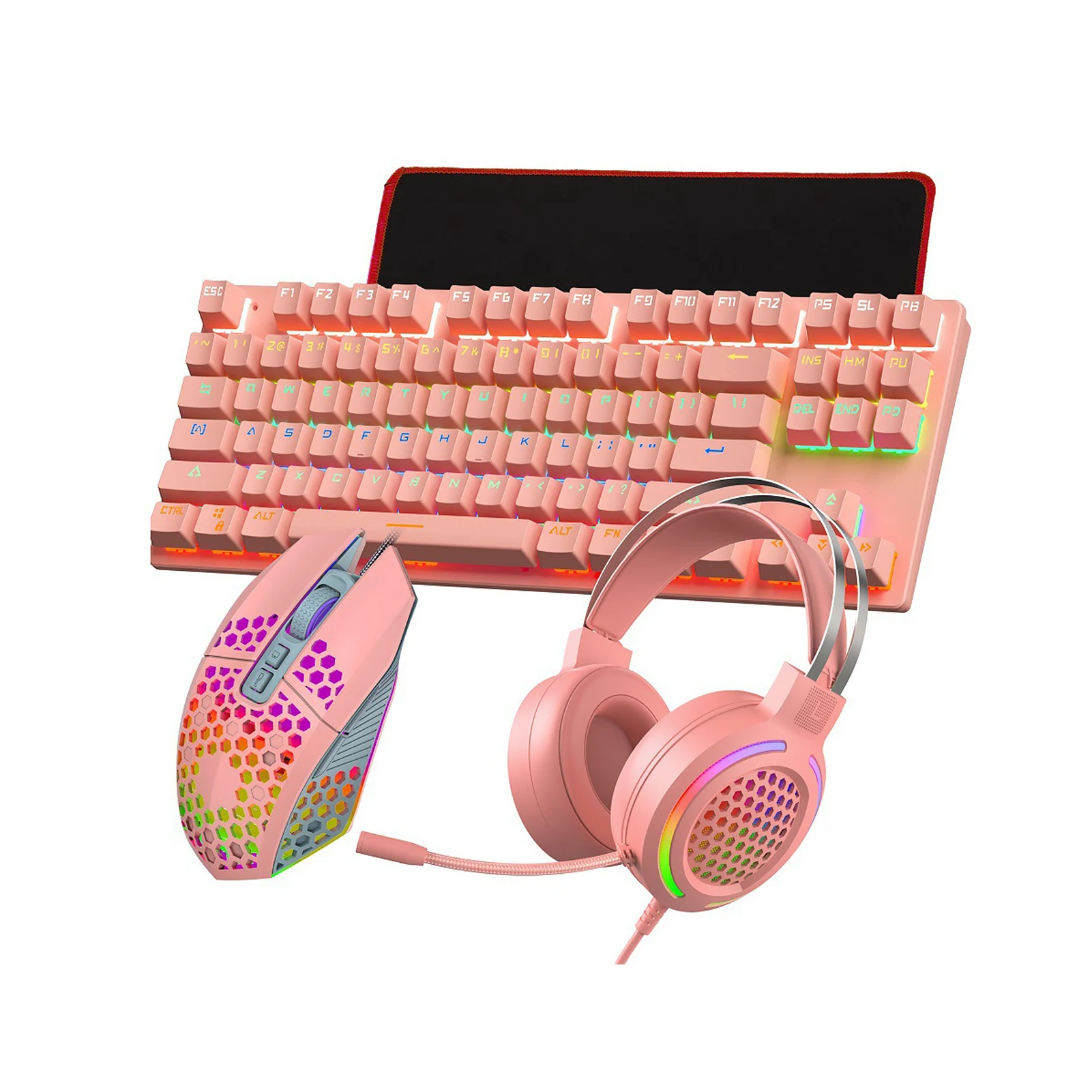 

Клавиатура игровая Проводная Механическая с подсветкой RGB, 87 клавиш