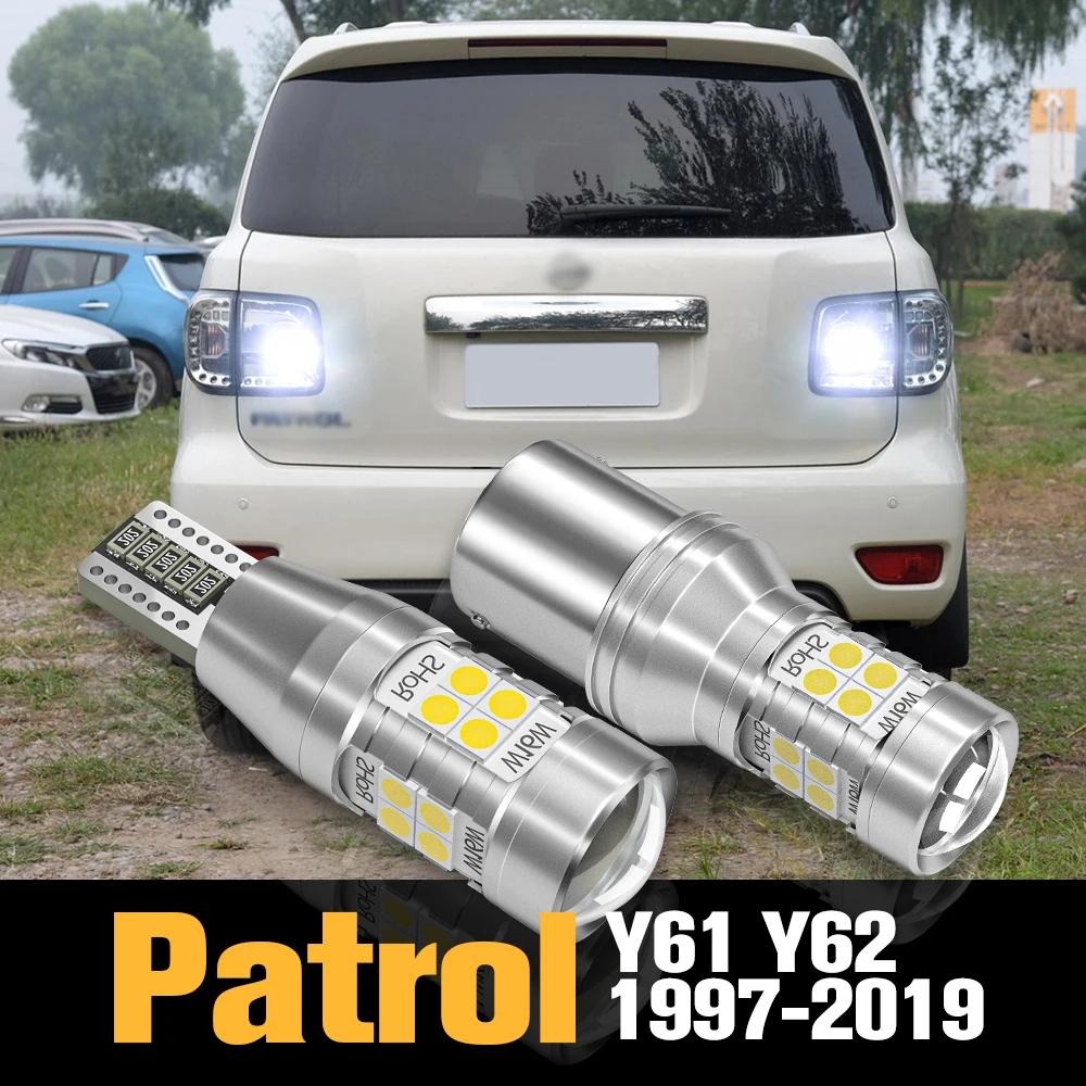 

2x Canbus LED Reverse Light Backup Lamp Accessories For Nissan Patrol Y61 Y62 1997-2019 2011 2012 2013 2014 2015 2016 2017 2018
