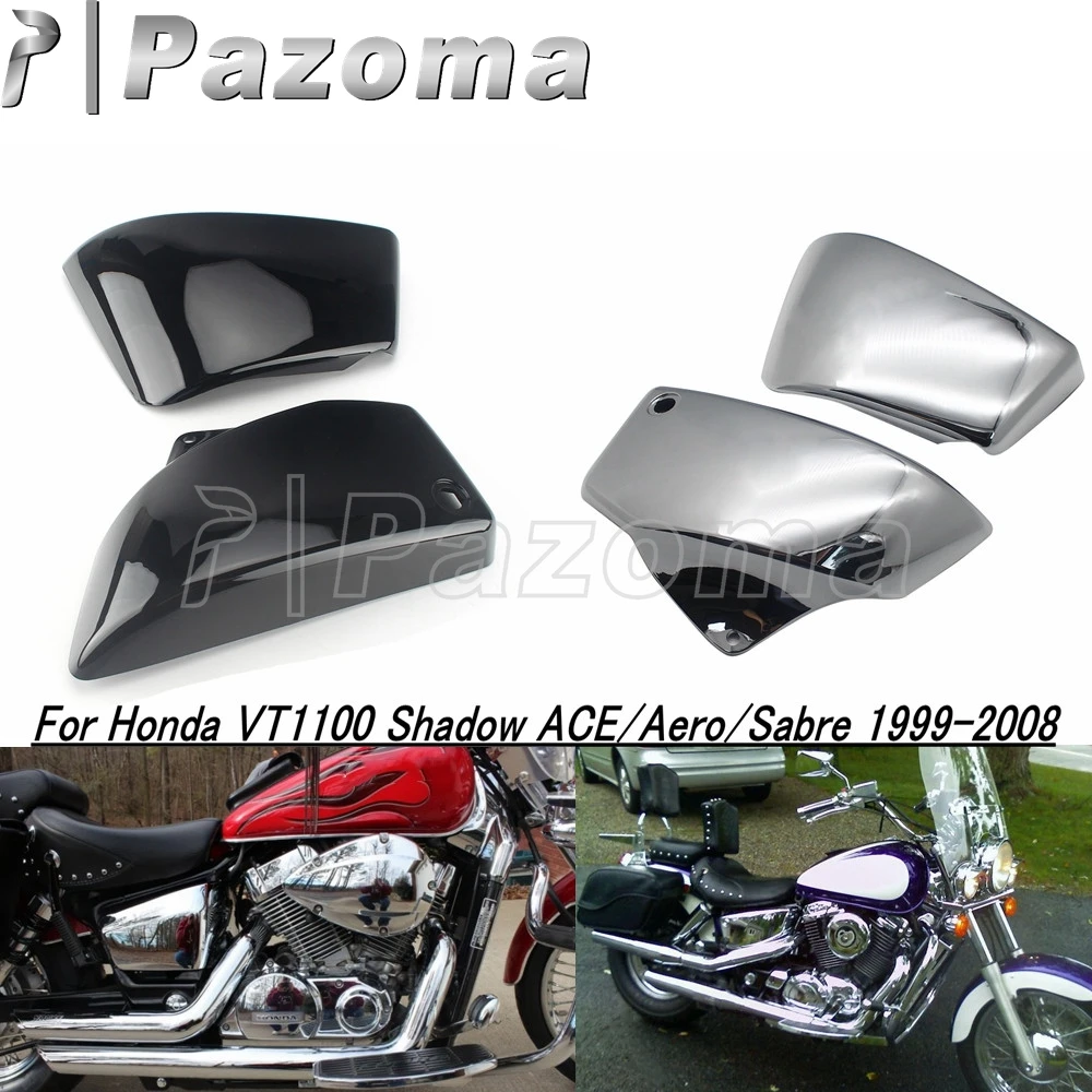 Крышка бокового аккумулятора мотоцикла черного цвета 1 пара обтекатели защита