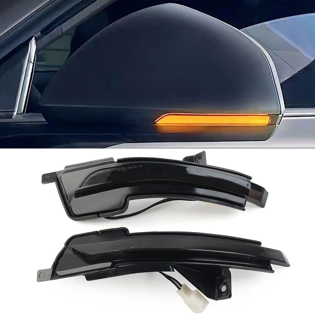 

Car Turn Signal Lamps LED Dynamic Side Mirror Sequential Light For Ford Mustang 2015 2016 2017 2018 2019 2020 2021 2022