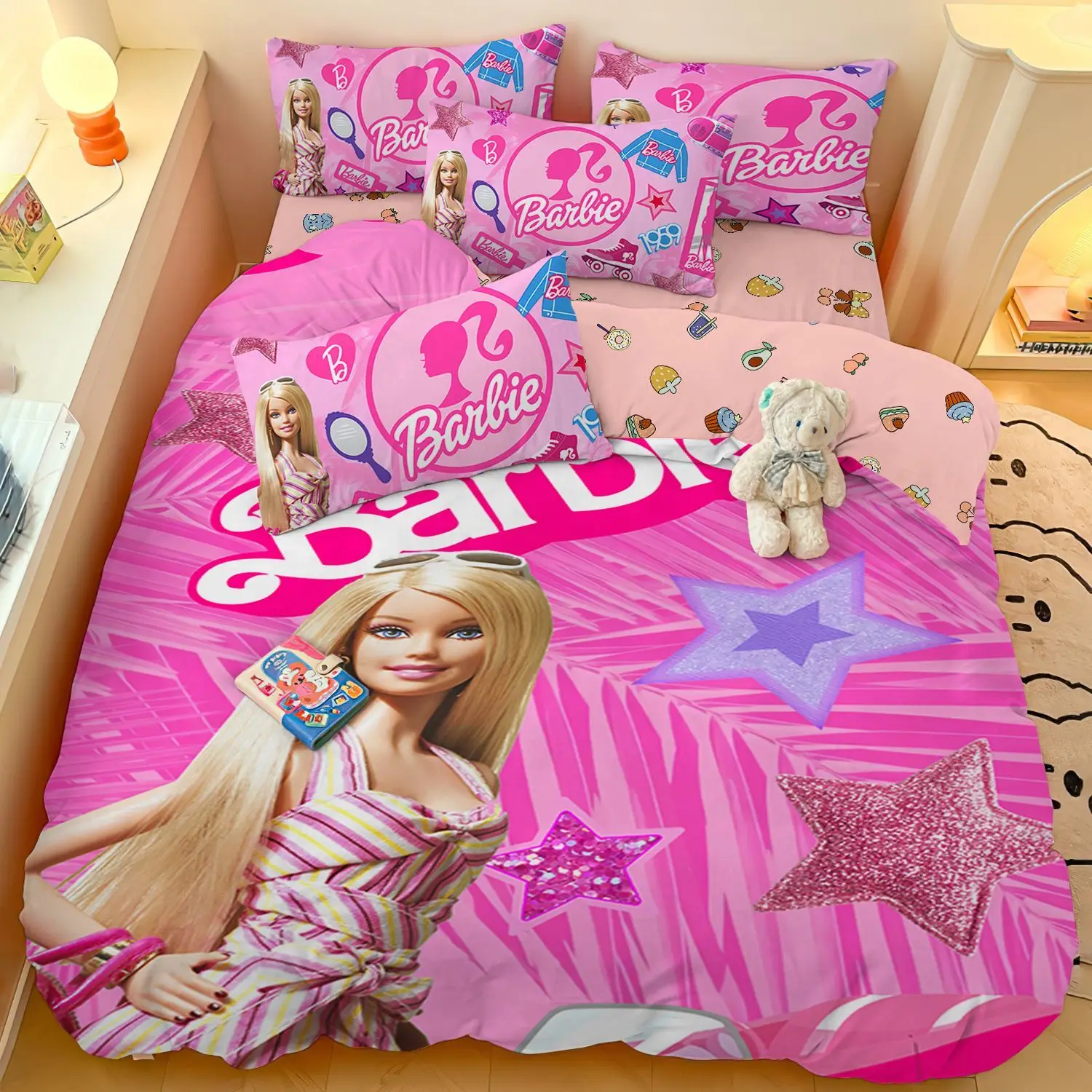 Barbie quilt cover set hotsell