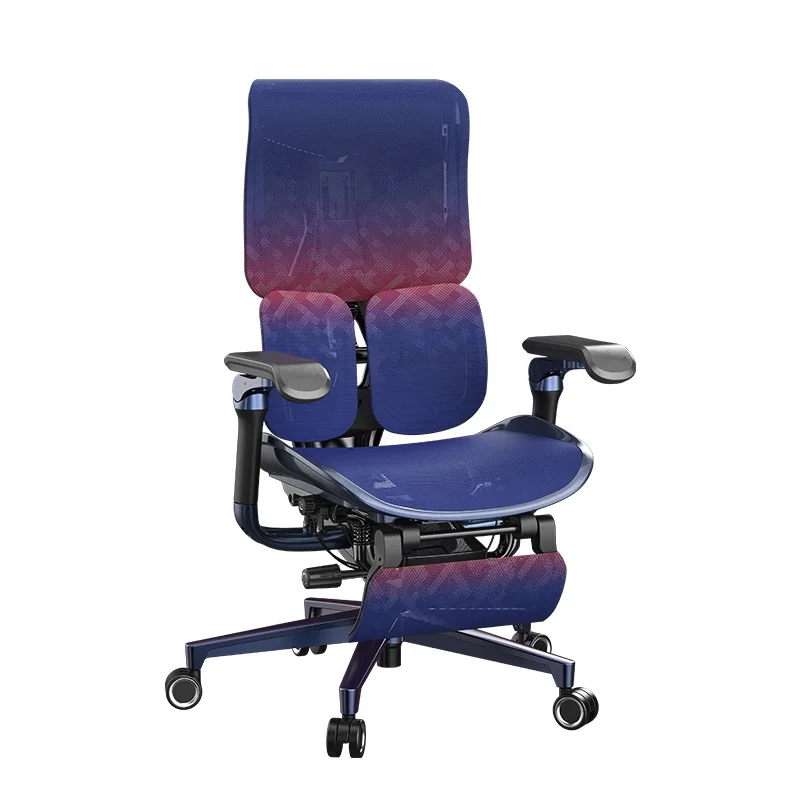 Фото Игровое кресло X3Pro с новым дизайном, функциональное, для дома и офиса, с 6D подлокотниками и подставкой для ног №1